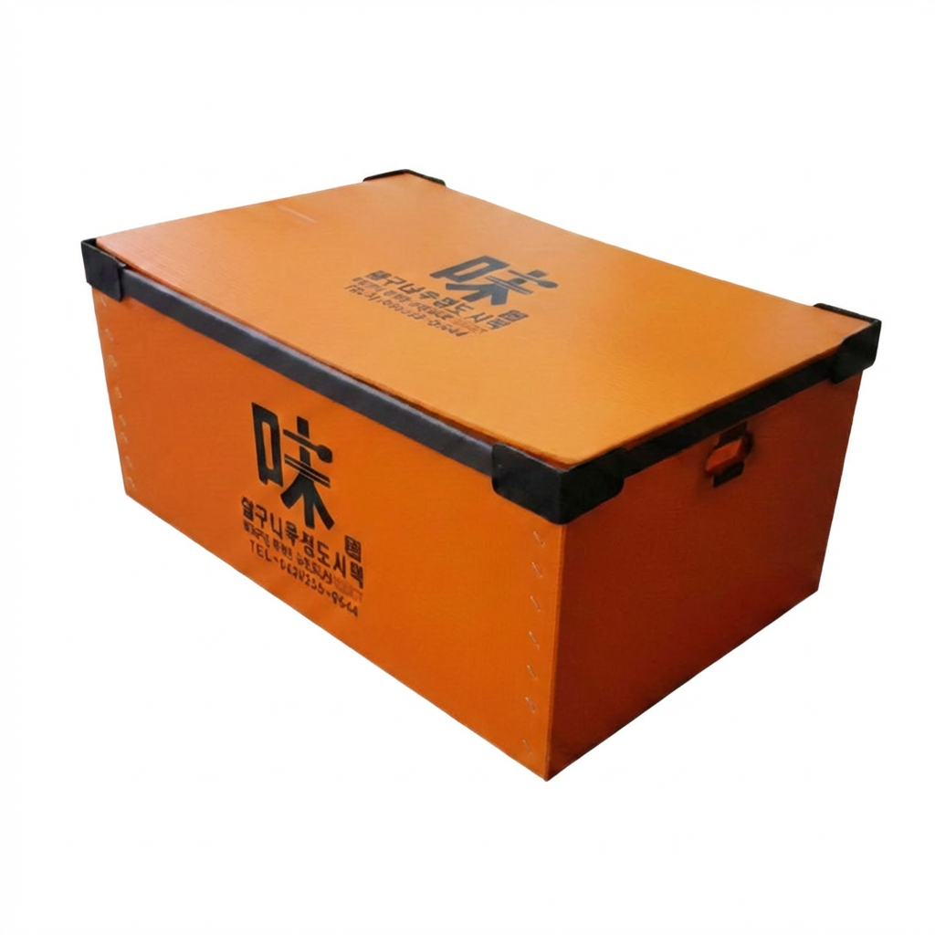 살구식당 - 주황색 배달 박스